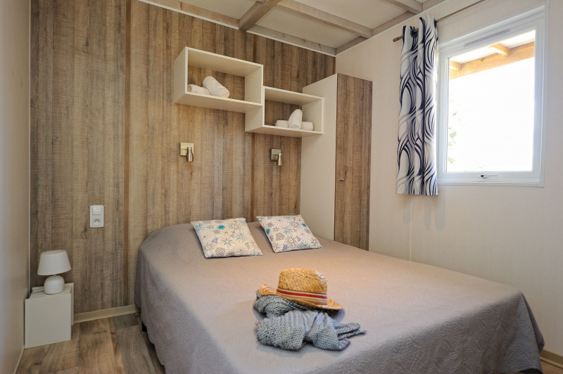 Bonifacio_Résidence Sophia_Corse chalet_Chambre_grand_lit