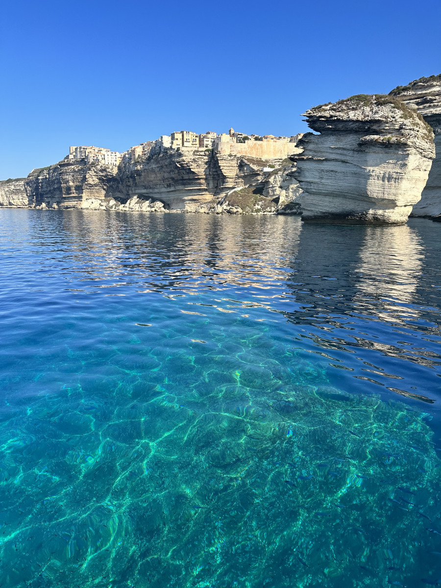 Journée catamaran Briseis croisière Bonifacio