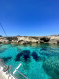 Journée catamaran Briseis croisière Bonifacio